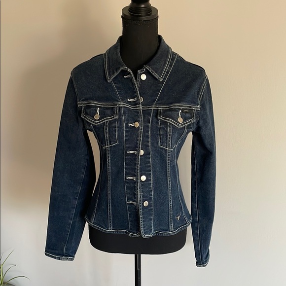 Sergio Dark Blue Denim Jacket Sz M - Picture 1 of 11